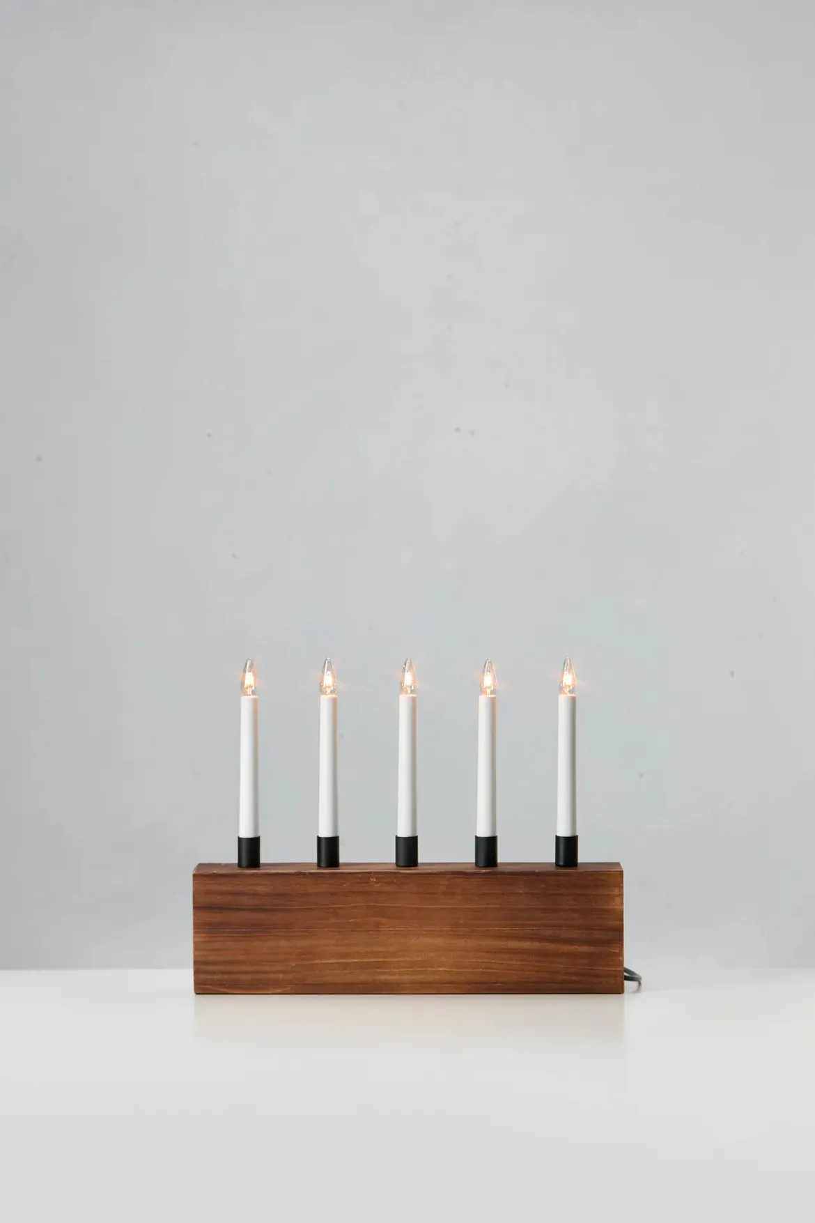 Albero Adventsljusstake Brun 41 cm