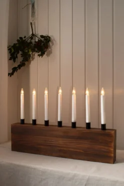 Albero Adventsljusstake Brun 56 cm