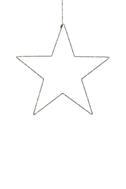 Alpha Stjärna Svart 45 cm