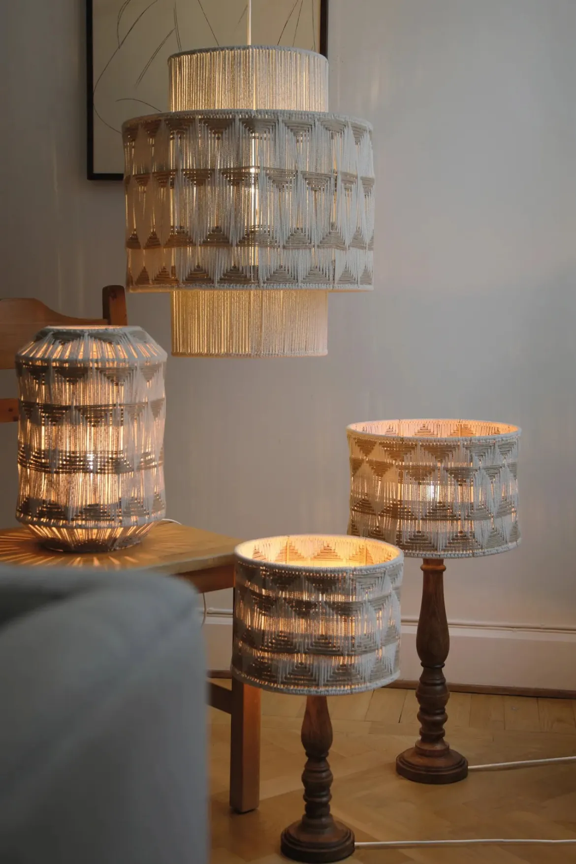Ano Bordslampa Beige