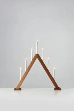 Ariele Adventljusstake Ljusbrun 62 cm