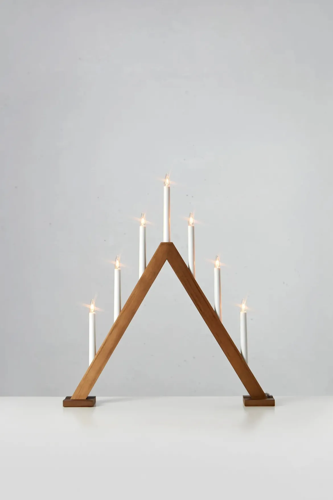 Ariele Adventljusstake Ljusbrun 62 cm