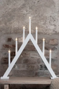 Ariele Adventljusstake Vit 62 cm
