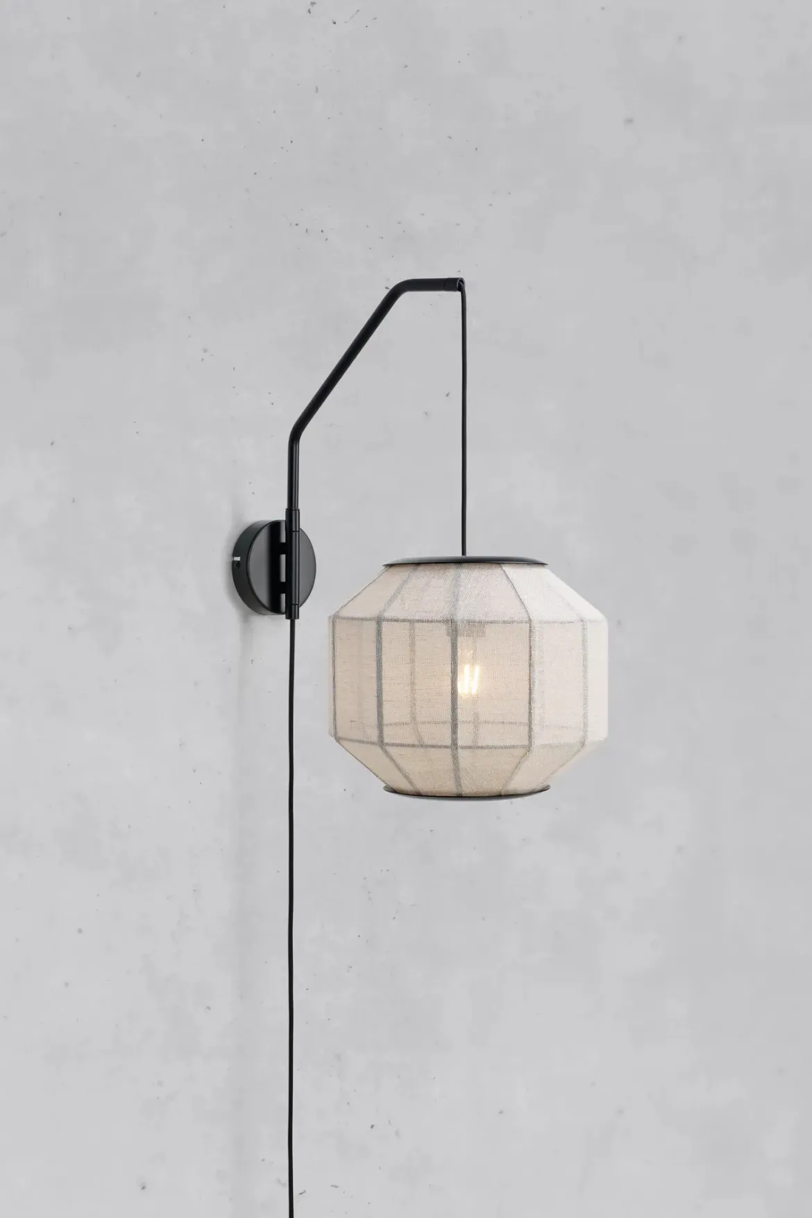 Asuka Vägglampa Beige