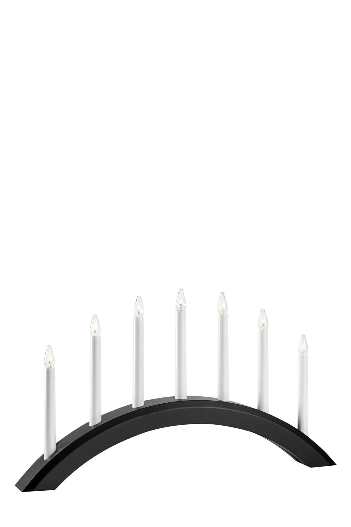 Avento Adventsljusstake Svart 7 Ljus