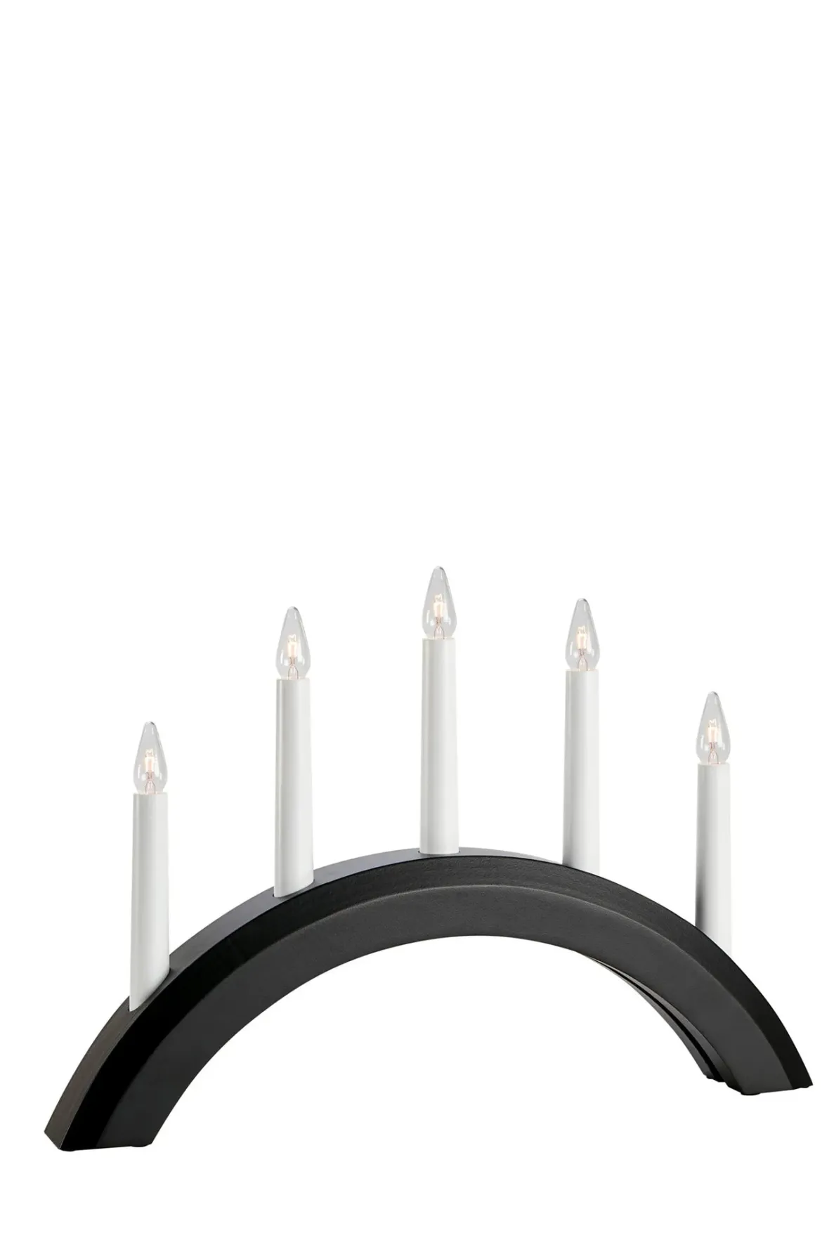 Avento Adventsljusstake Svart 5 Ljus