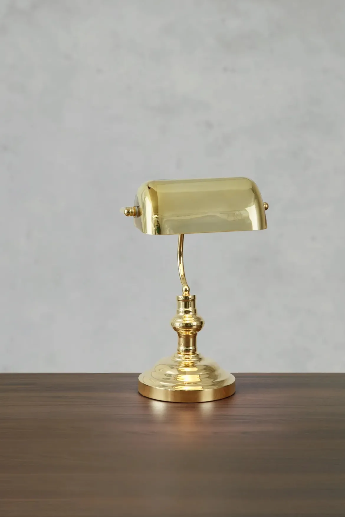 Bankers Bankirlampa Mässing 42 cm