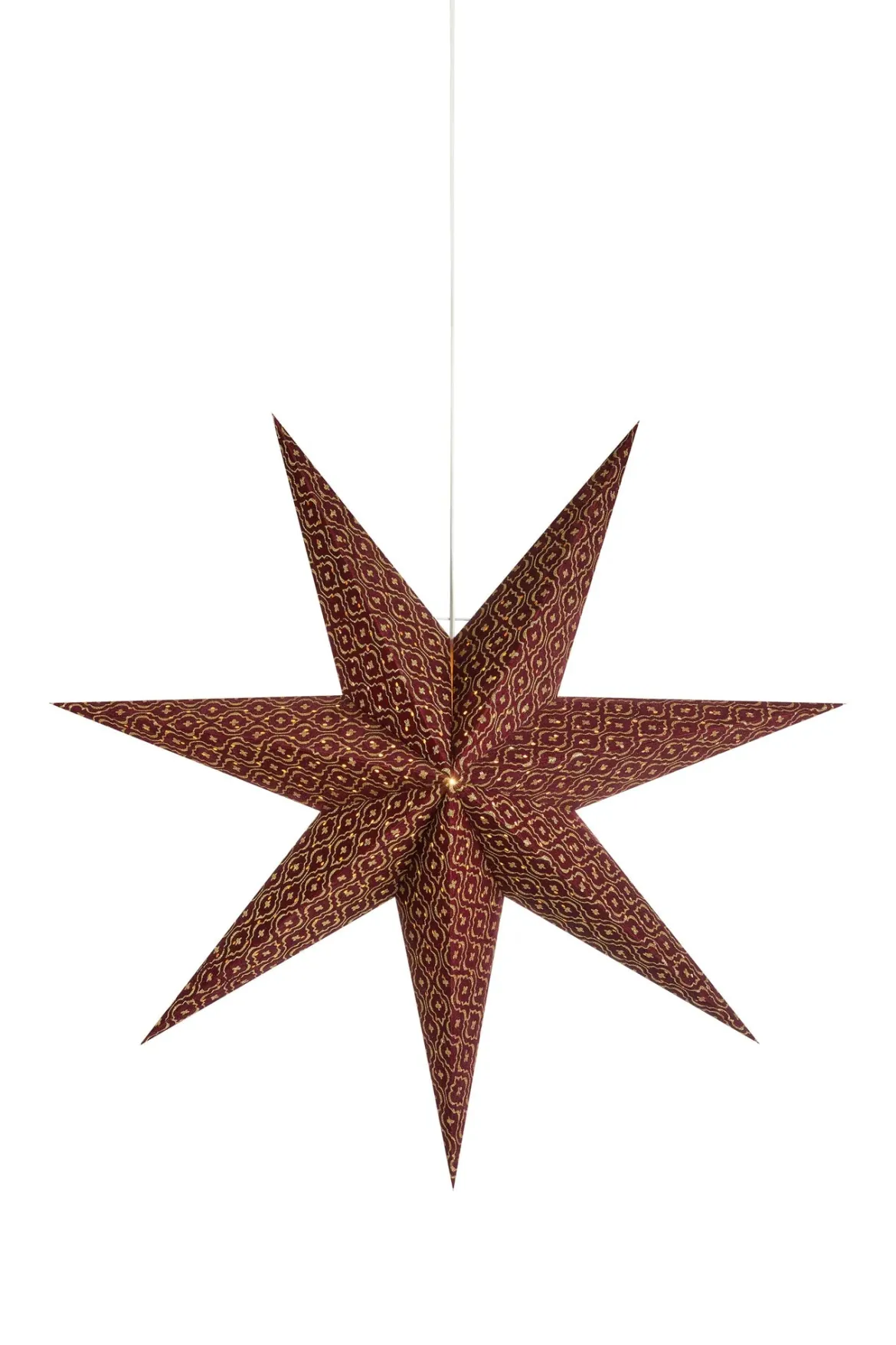 Baroque Stjärna Bordeaux 75 cm