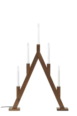 Bjurfors Adventsljusstake Mörkbrun 77 cm