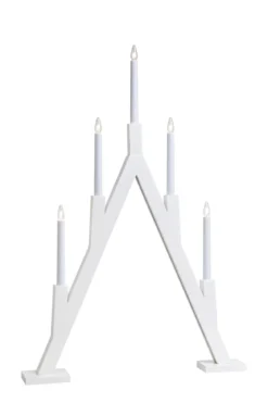 Bjurfors Adventsljusstake Vit 77 cm