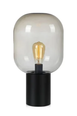 Brooklyn Bordslampa Svart/Rök 44 cm