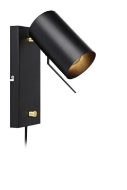 Carrie Vägglampa Svart