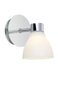 Cassis Badrumslampa Krom Enkel