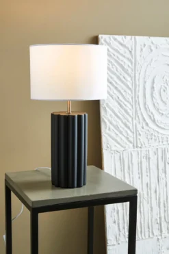 Column Bordslampa Svart/Vit