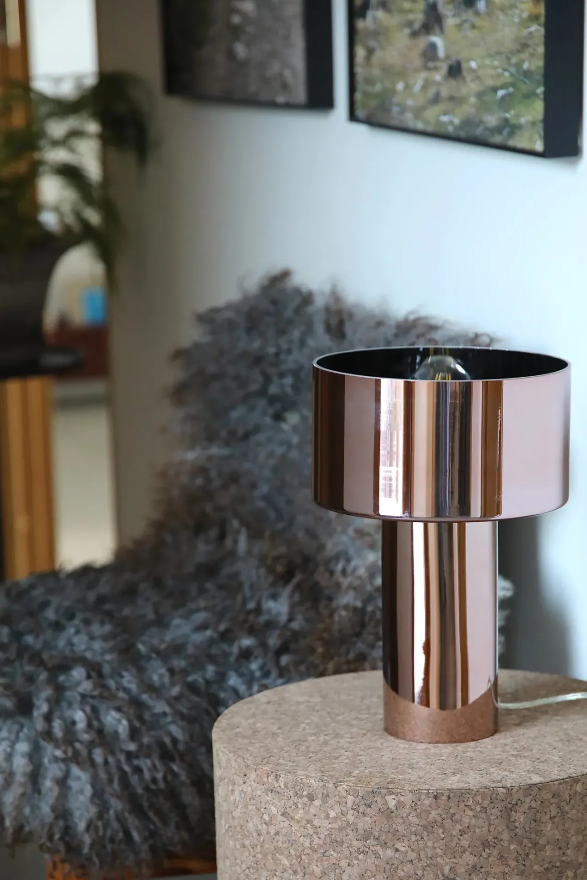 Corin Bordslampa Roséguld
