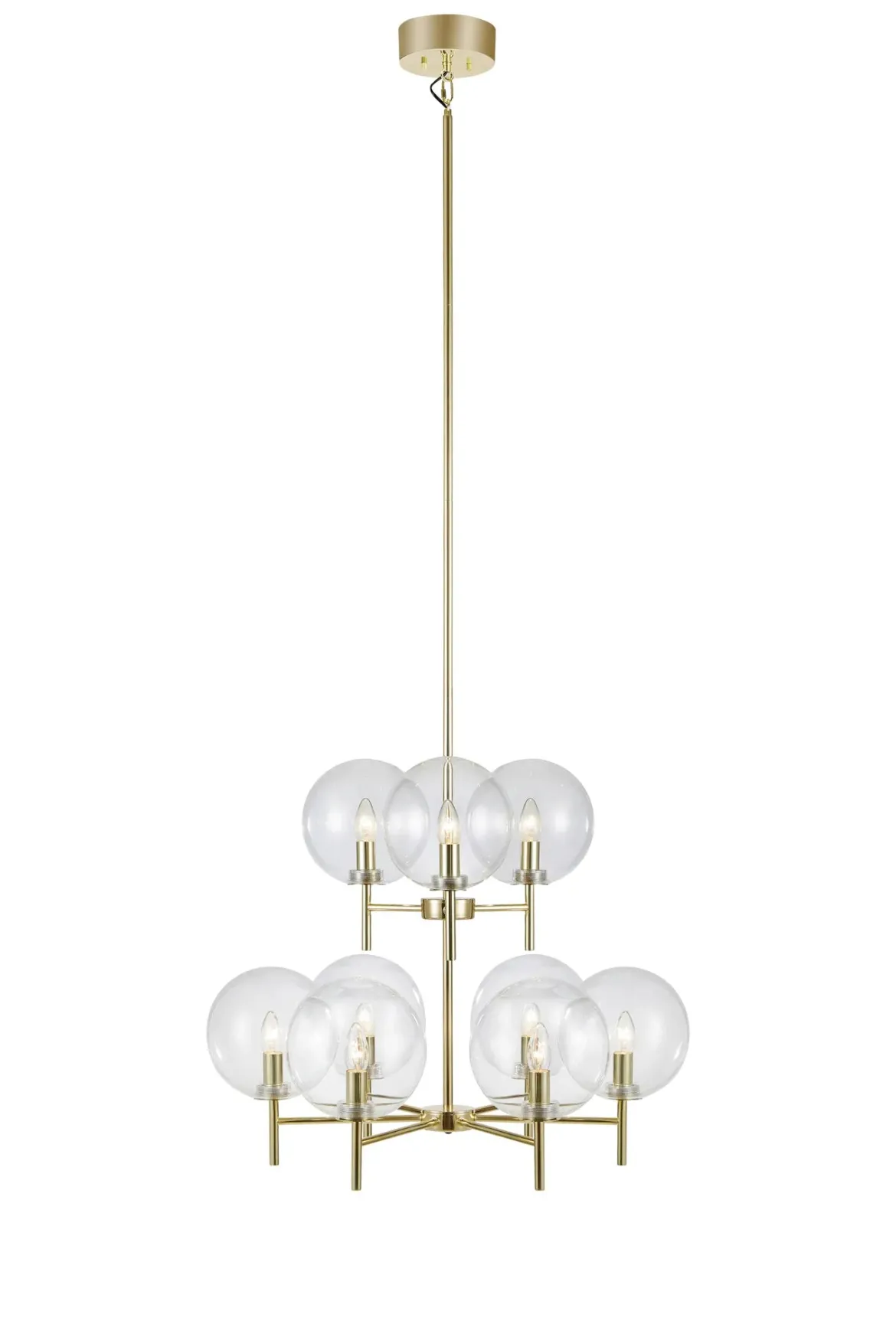 Crown Taklampa Mässing