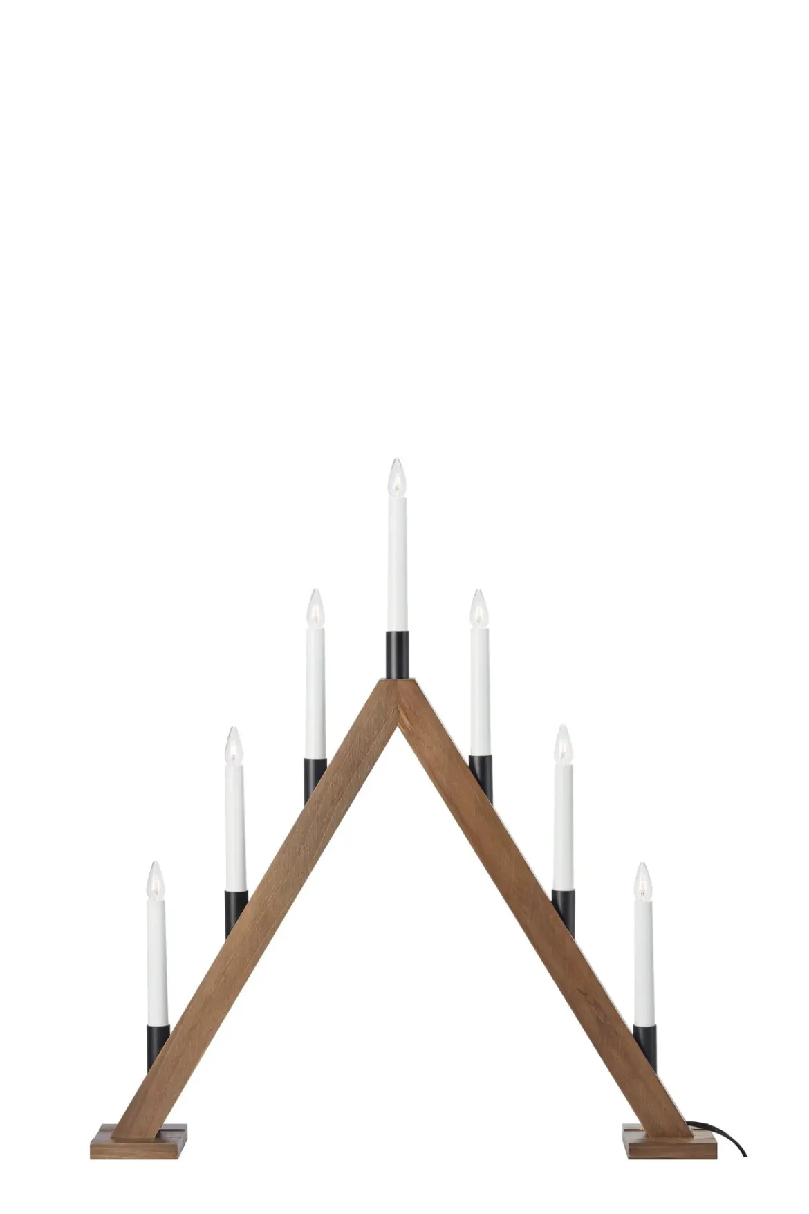 Ember Adventsljusstake Mörkbrun 64 cm