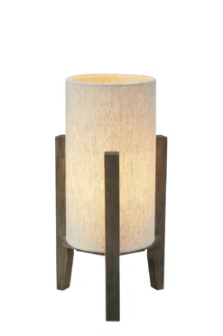 Eruca Bordslampa Vit/Brun 34 cm