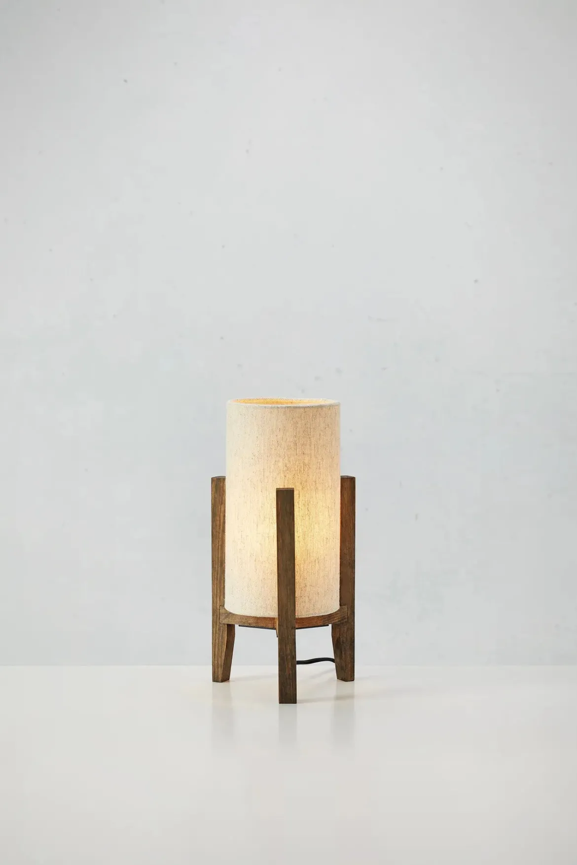 Eruca Bordslampa Vit/Brun 34 cm