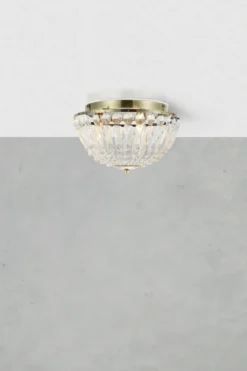 Estelle Kristallplafond Mässing