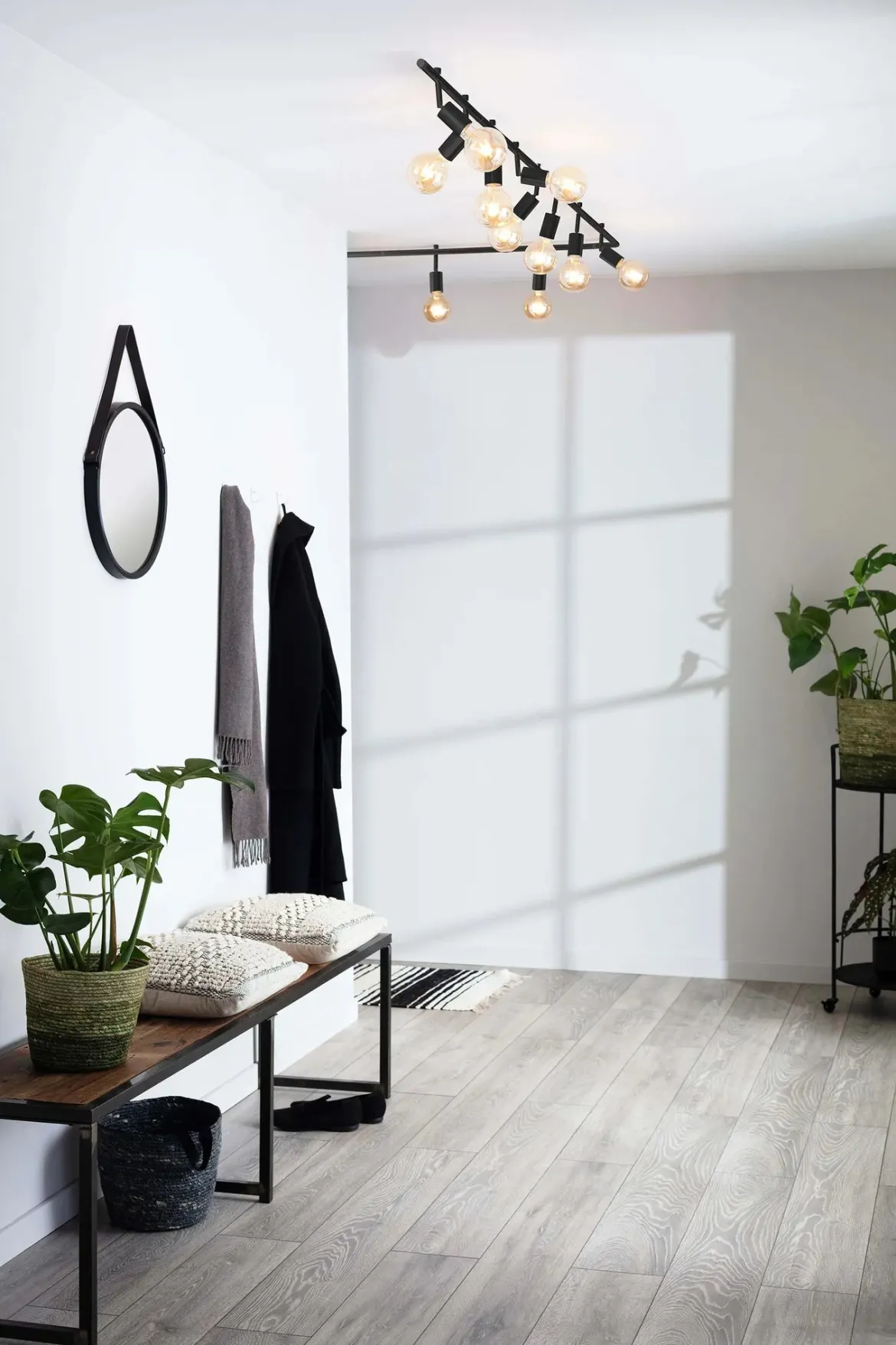 Expand Spotlight Svart E27 50 cm