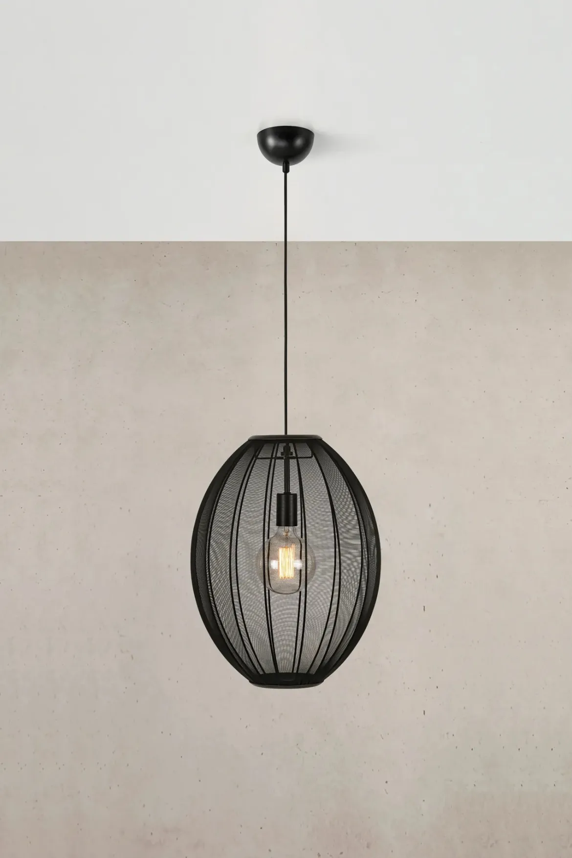 Florence Taklampa Svart 40 cm