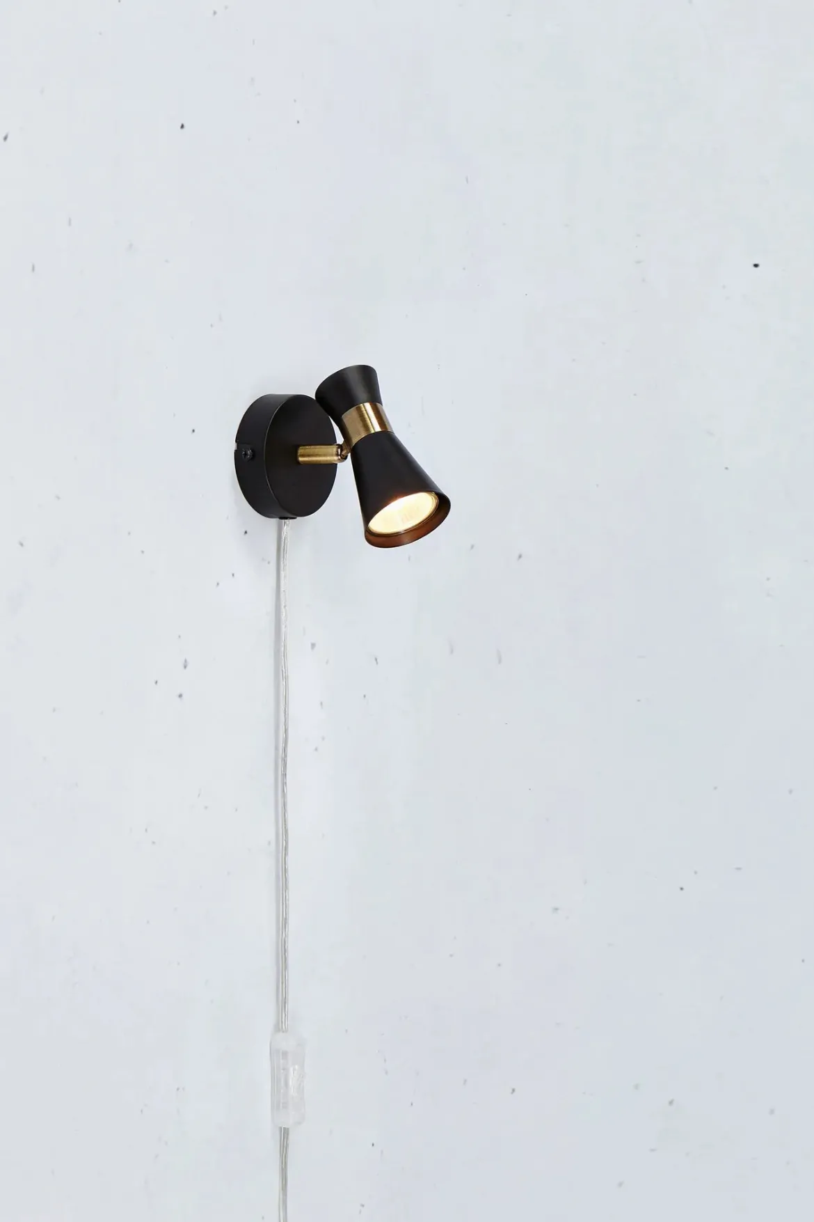 Folie Vägglampa Svart