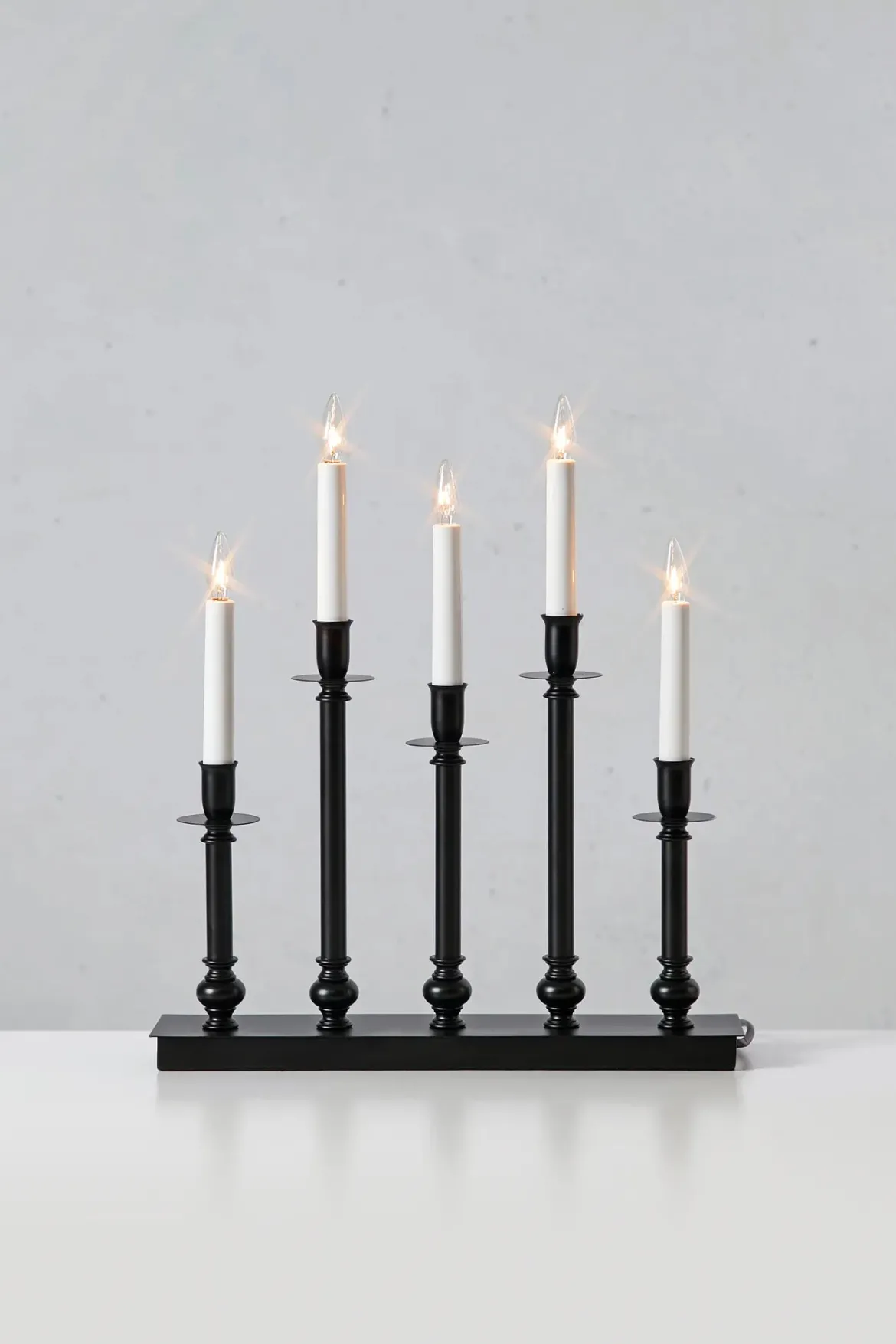 Fratello Adventsljusstake Svart