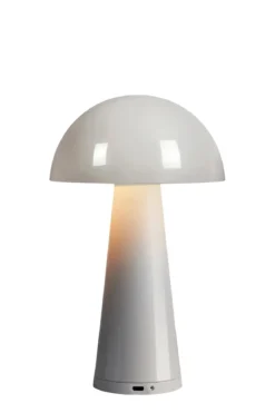 Fungi Uppladdningsbar Svamplampa Greige