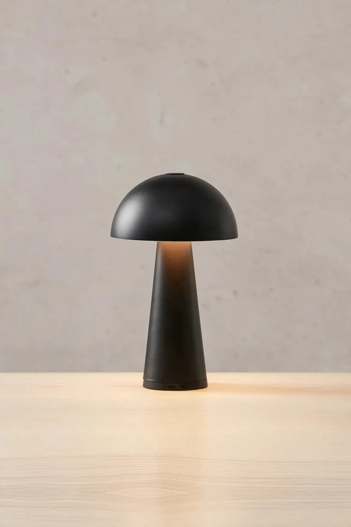 Fungi Uppladdningsbar Svamplampa Svart