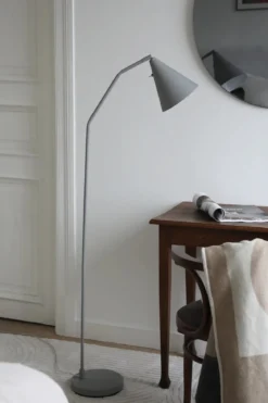 Funil Golvlampa Grå 3-stegsdimbar