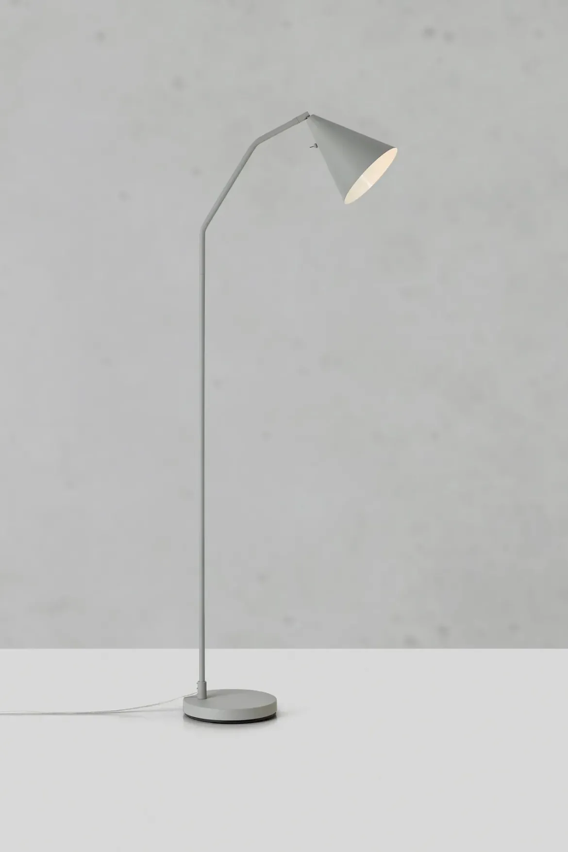 Funil Golvlampa Grå 3-stegsdimbar