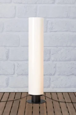 Garden 24 Golvlampa Vit 110 cm