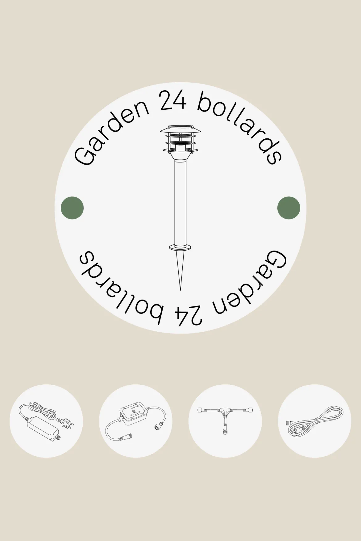 Garden 24 Pollare - Bygg ditt paket