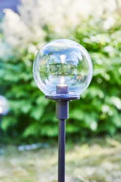 Garden 24 Pollare Svart/Glas 50 cm