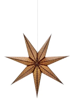 Glitter Stjärna Brons 75 cm
