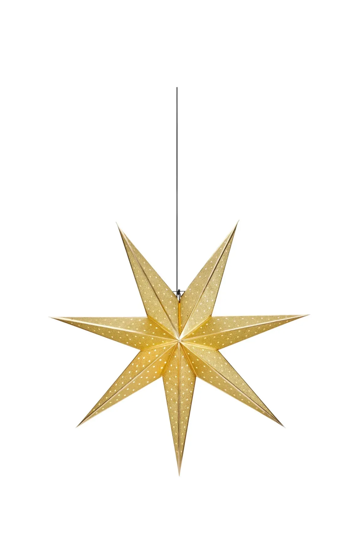 Glitter Stjärna Guld 45 cm