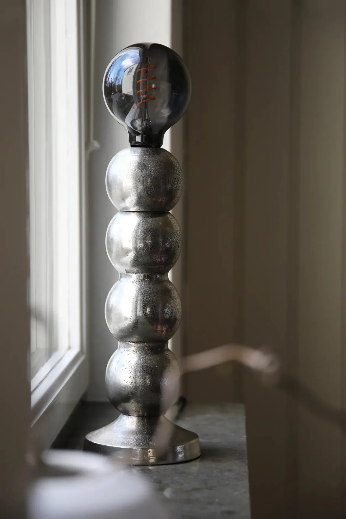 Gong Bordslampa Silver
