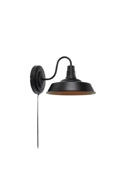 Grimsby Vägglampa Svart