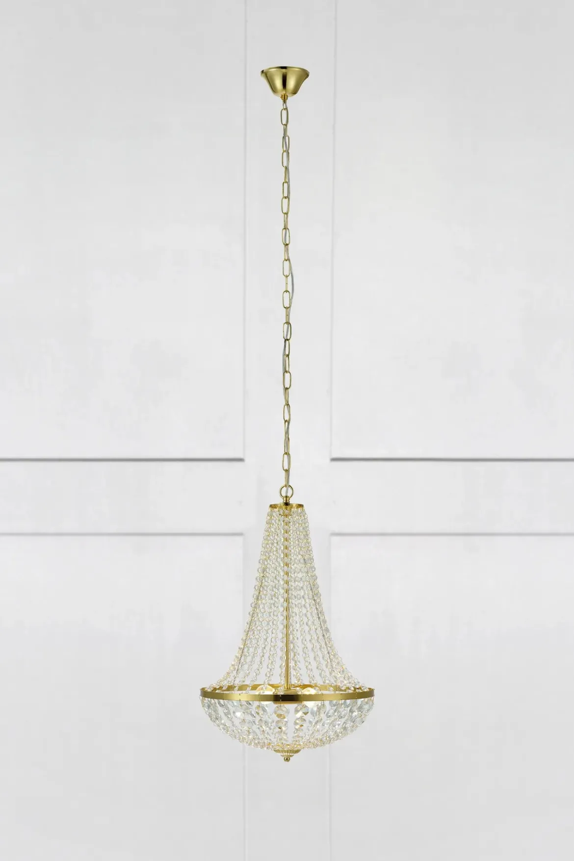 Gränsö Kristallkrona Mässing 40 cm