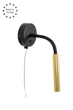 Jolie Vägglampa Svart/Mässing