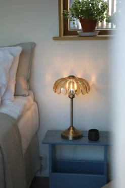 Kurage Bordslampa Bärnsten
