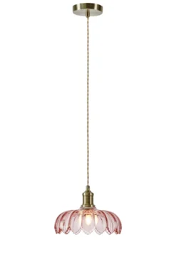 Kurage Taklampa Rosa