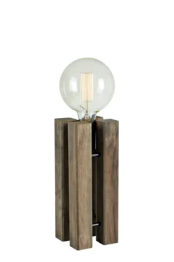 Lodge Bordslampa Brun 28 cm