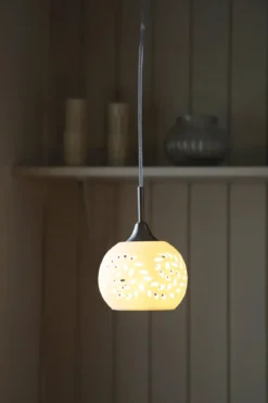 Lohals Fönsterlampa Vit