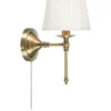 Manor Vägglampa Mässing/Vit