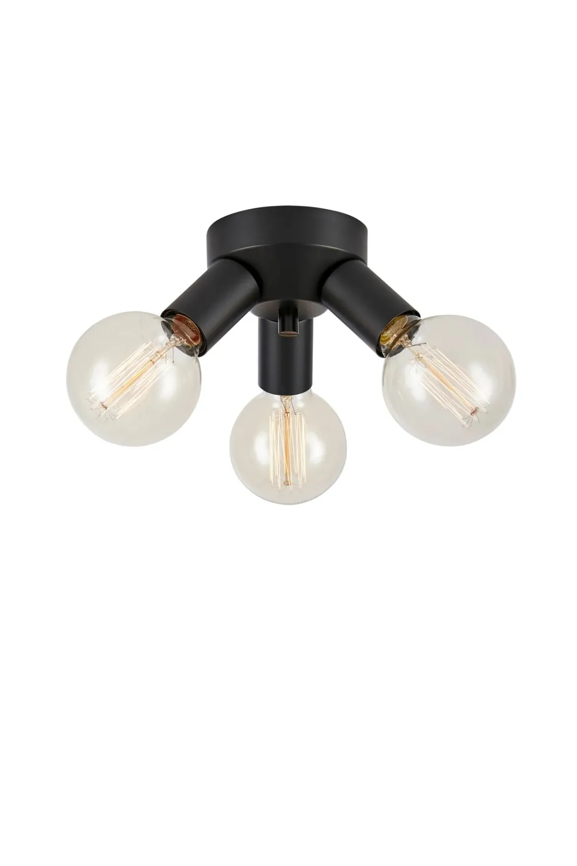 Mazzo Plafond Svart 3 Lampor