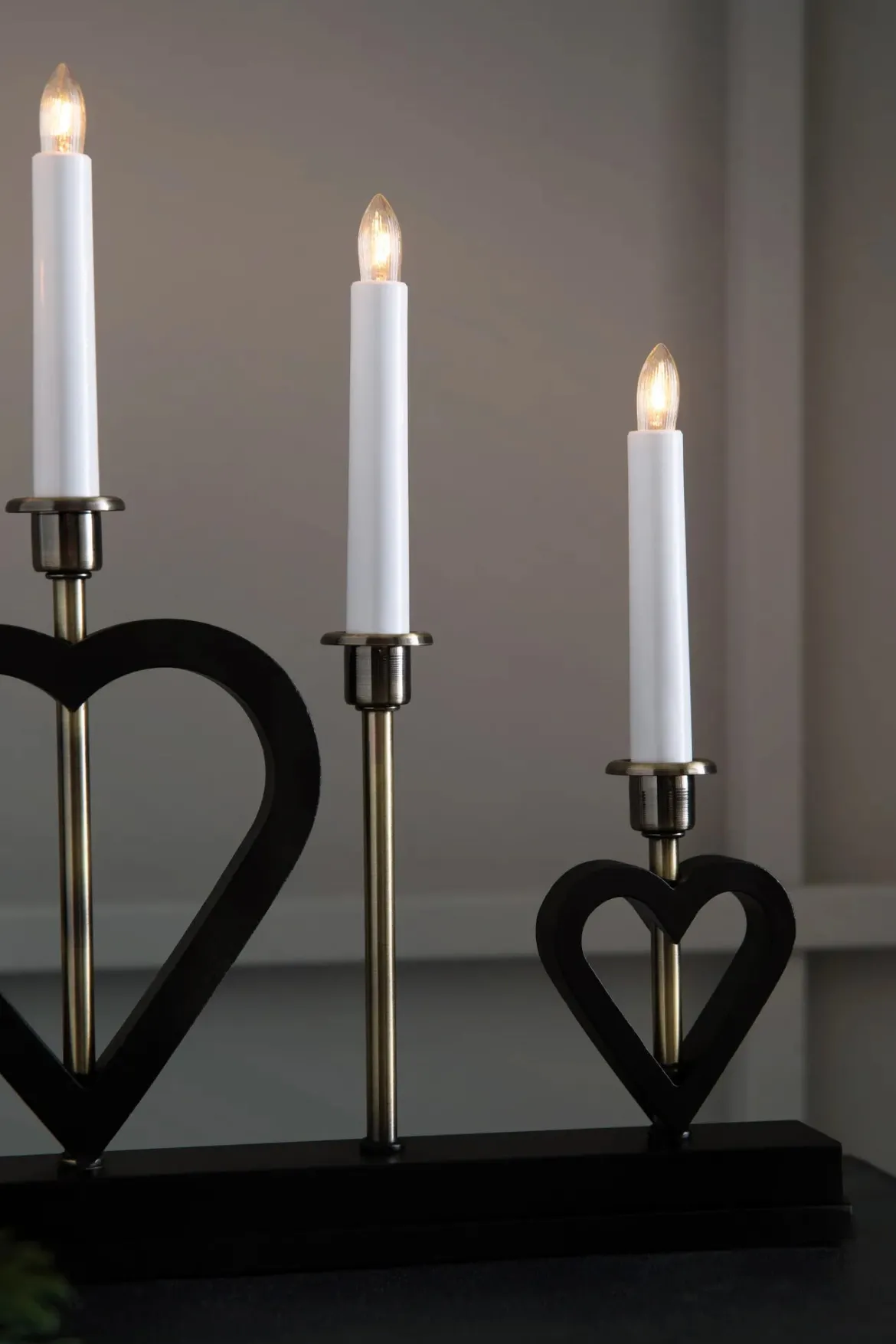 Melissa Adventsljusstake Svart