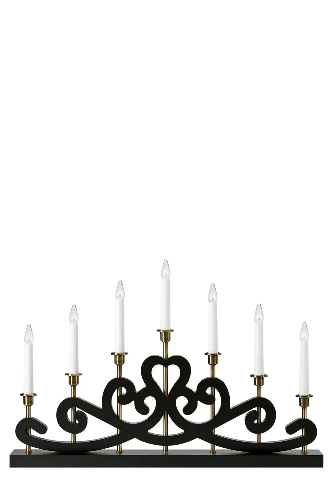 Nightfall Adventsljusstake Svart