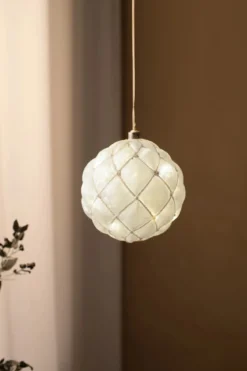 Pearl Ljuskula Vit 15 cm